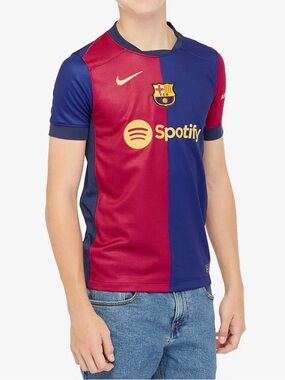 Nike NWT FC Barcelona 23/24 Dri Fit Stadium Home Jersey Lamien Yamal Kids M